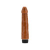 Loving Joy 8 inch Realistic Vibrator Brown - Image 3