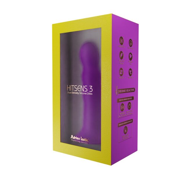 Adrien Lastic Cushioned Core Suction Cup Ribbed Silicone Dildo 7 Inch - Image 5