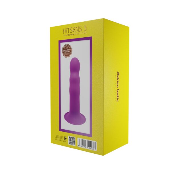 Adrien Lastic Cushioned Core Suction Cup Ribbed Silicone Dildo 7 Inch - Image 6