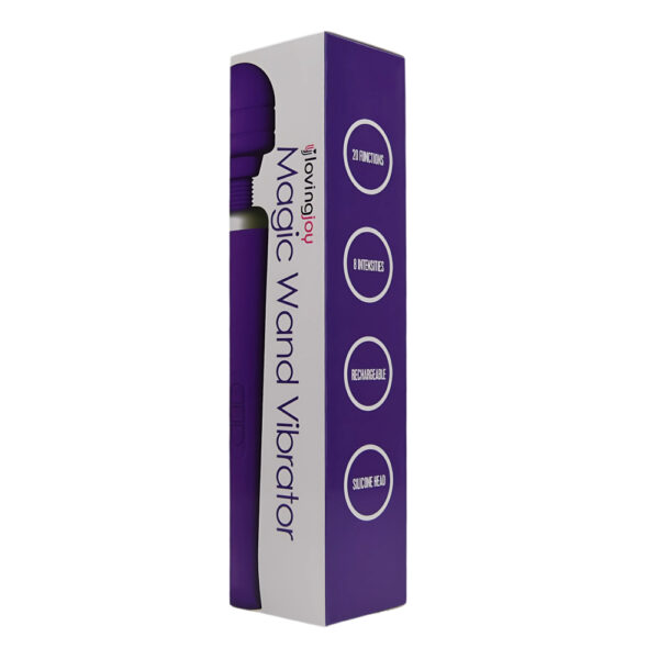 Loving Joy Rechargeable Magic Wand Vibrator Purple - Image 8