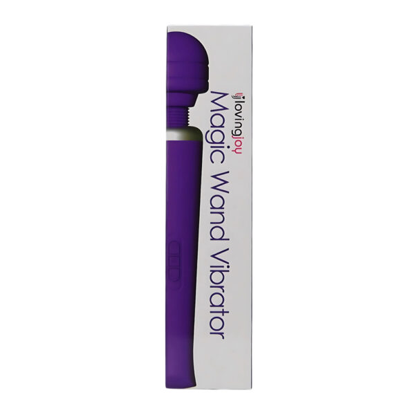 Loving Joy Rechargeable Magic Wand Vibrator Purple - Image 6