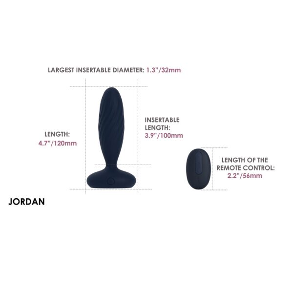 Svakom Jordan App-Controlled Thrusting Anal Vibrator - Image 13