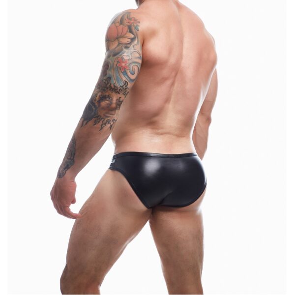 C4M Snap Ergonomic Brief Black Leatherette - Image 4