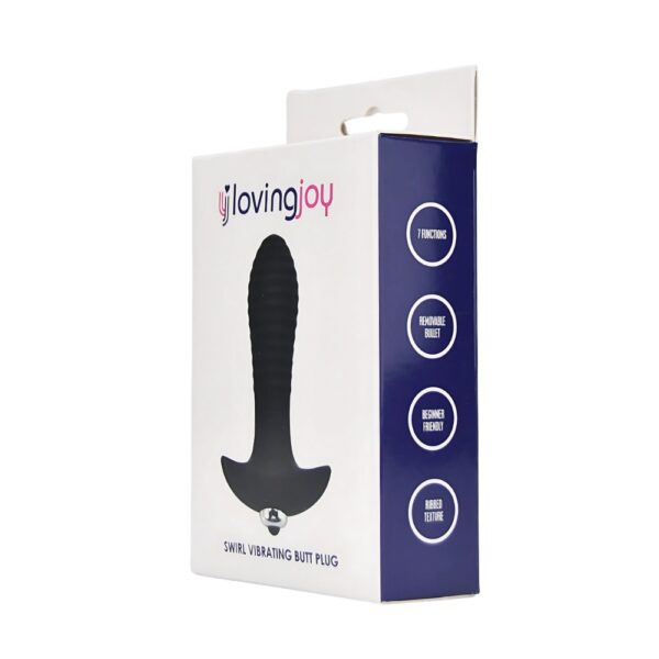 Loving Joy Swirl 7 Function Vibrating Butt Plug - Image 10