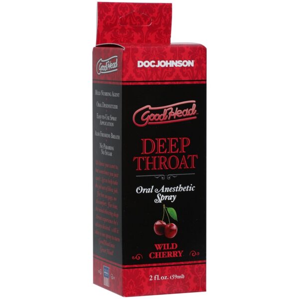 Doc Johnson Good Head Deep Throat Spray Wild Cherry - Image 3