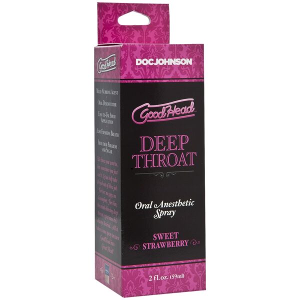 Doc Johnson Good Head Deep Throat Spray Sweet Strawberry - Image 3